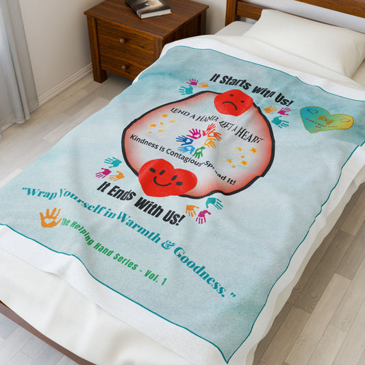 Lend a Hand, Lift a Heart - Throw Blanket Vol. 1 | "Wrap Yourself in Warmth & Goodness."