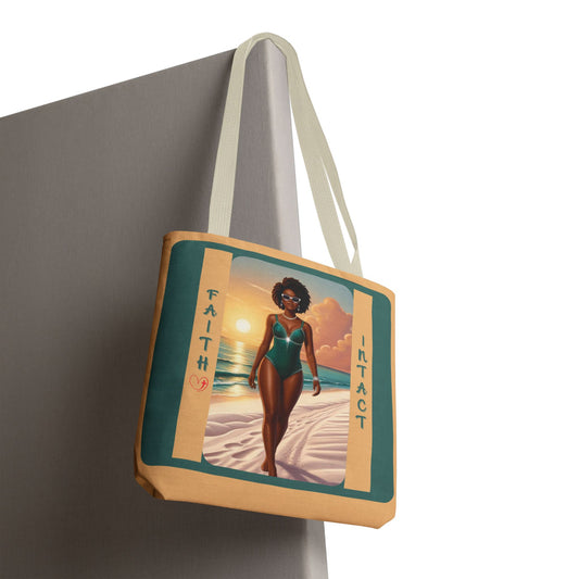 Faith Intact - Tote Bag - Stylish Beach Vibes for Every Occasion!