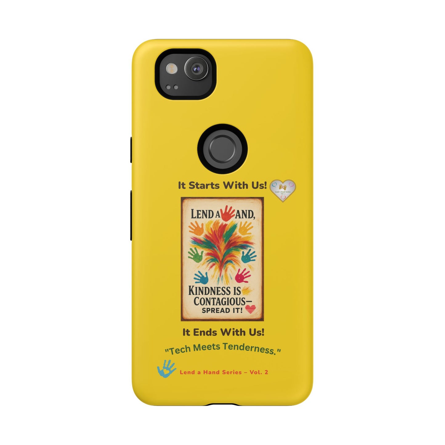 Lend a Hand, Lift a Heart - Phone Case Google Pixel Vol. 2 | "Tech Meets Tenderness."