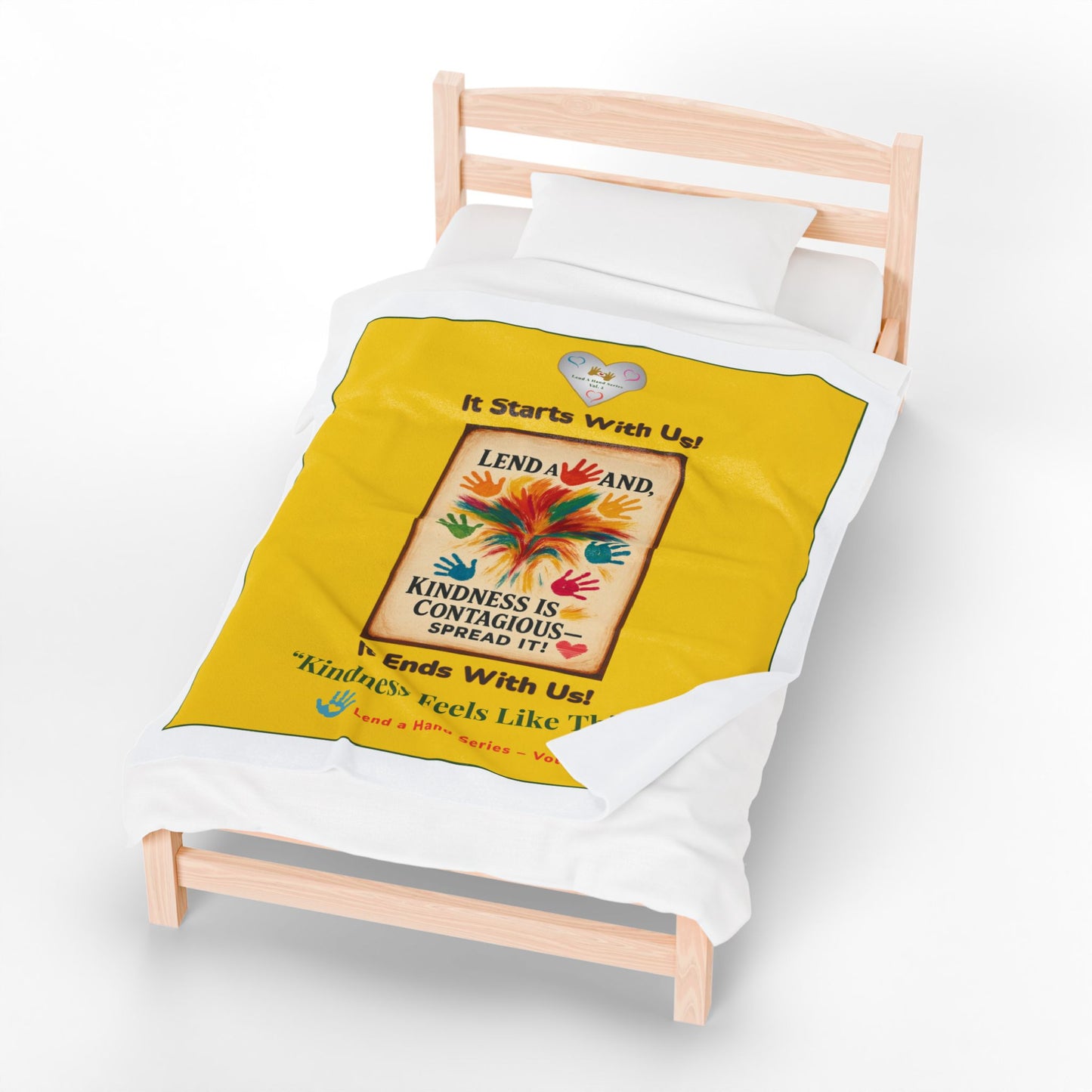 Lend a Hand, Lift a Heart - Throw Blanket Vol. 2 | “Kindness Feels Like This.”