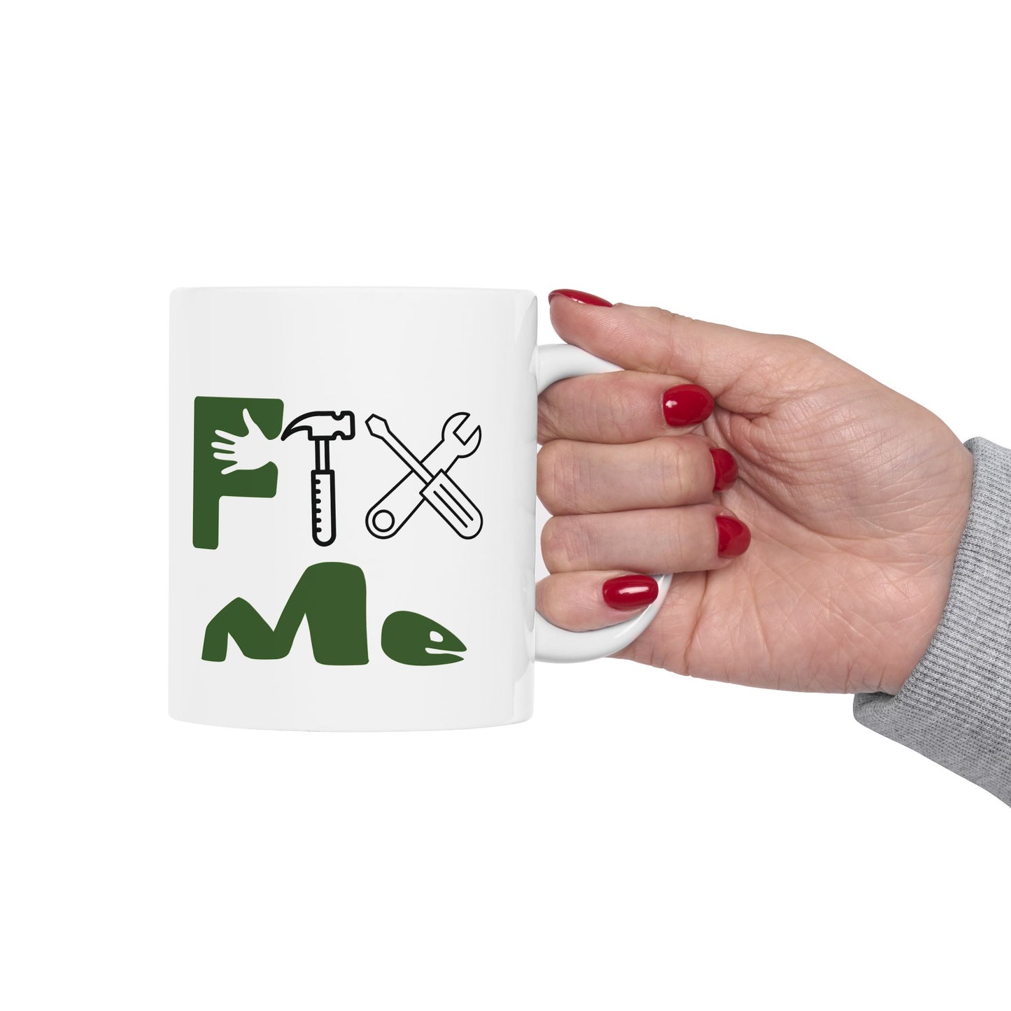 Fix Me (green) - Ceramic Mug