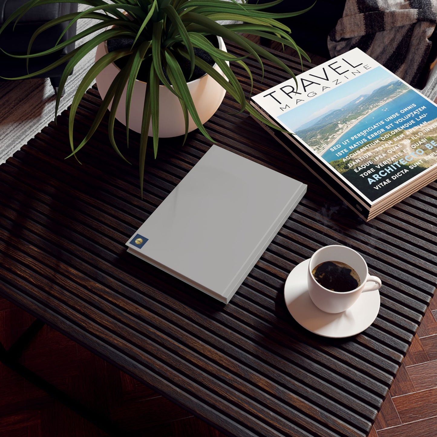 Make-It-Your Own (light grey) | Personalized Hard Backed Journal