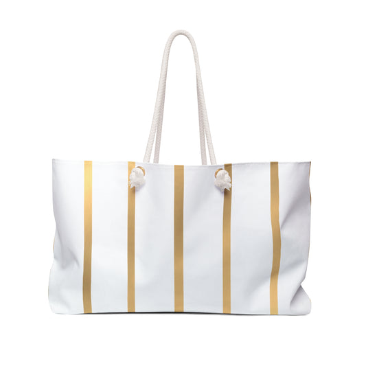Dorée (golden) - Weekender Bag for Travel & Special Occasions