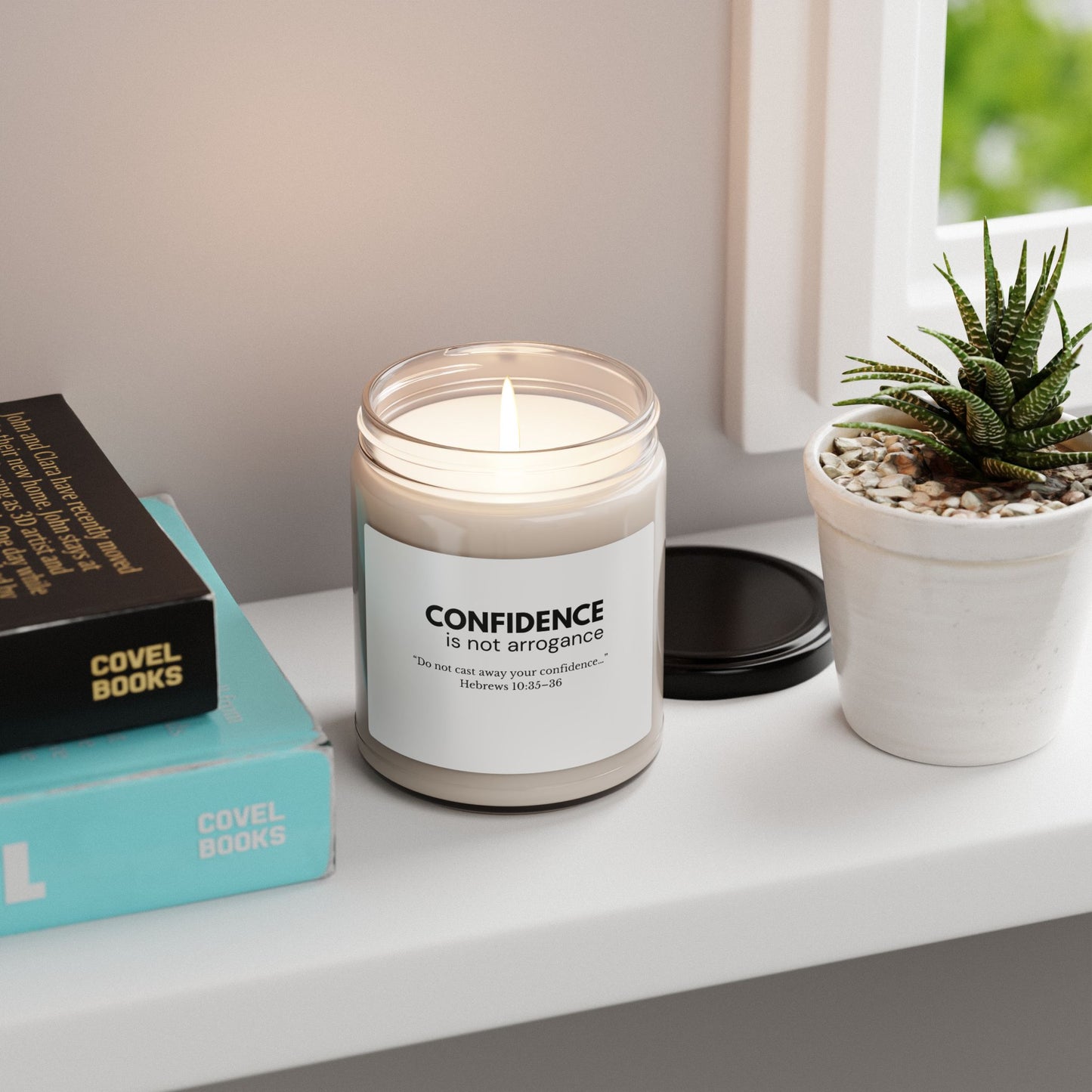 Confidence Is Not Arrogance Soy Candle | Faith-Inspired Home Decor