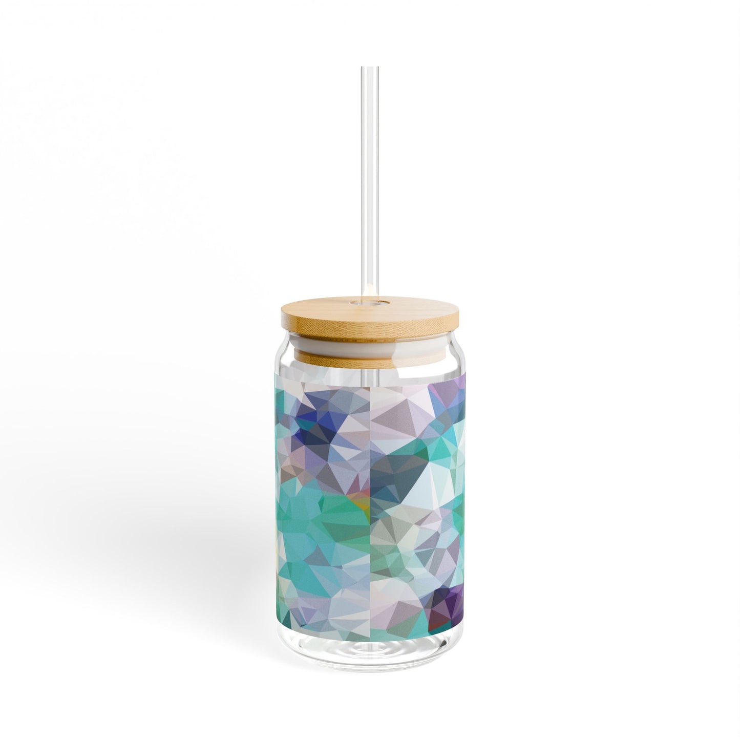 Peace Amarilla - Sipper Glass 16oz, Eco-Friendly Drinkware