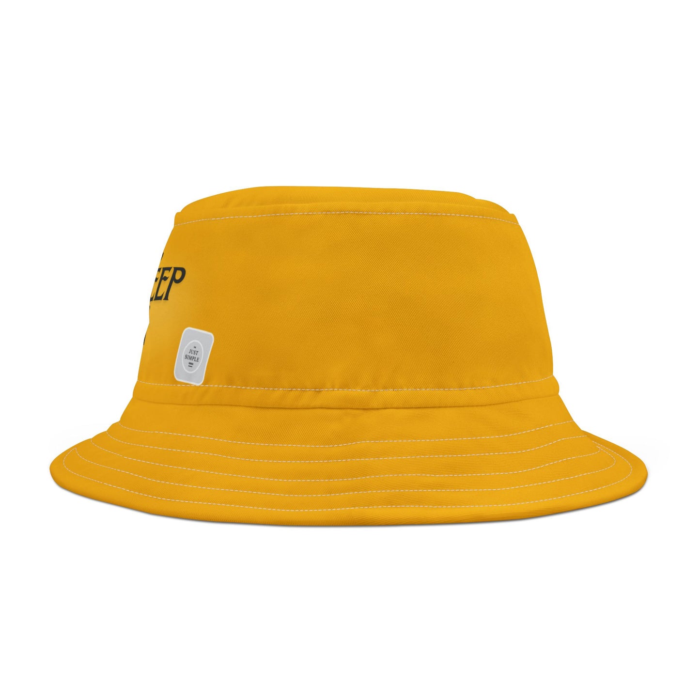 Blessed, Just Keep Going | Unisex Bucket Hat (yellow) | The Just Simple Series
