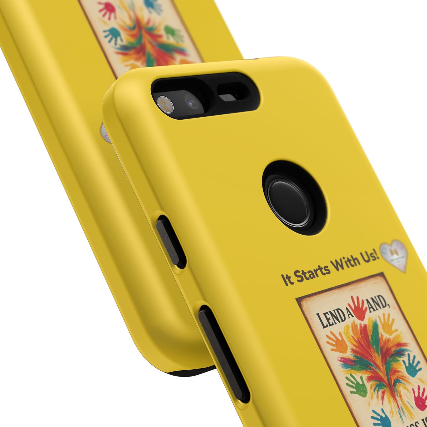 Lend a Hand, Lift a Heart - Phone Case Google Pixel Vol. 2 | "Tech Meets Tenderness."