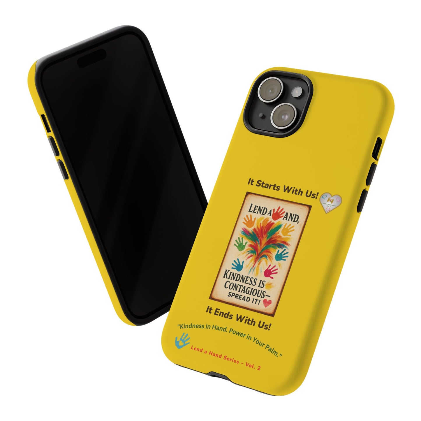 Lend a Hand, Lift a Heart - Phone Case iPhone Vol. 2  | "Kindness in Hand. Power in Your Palm."