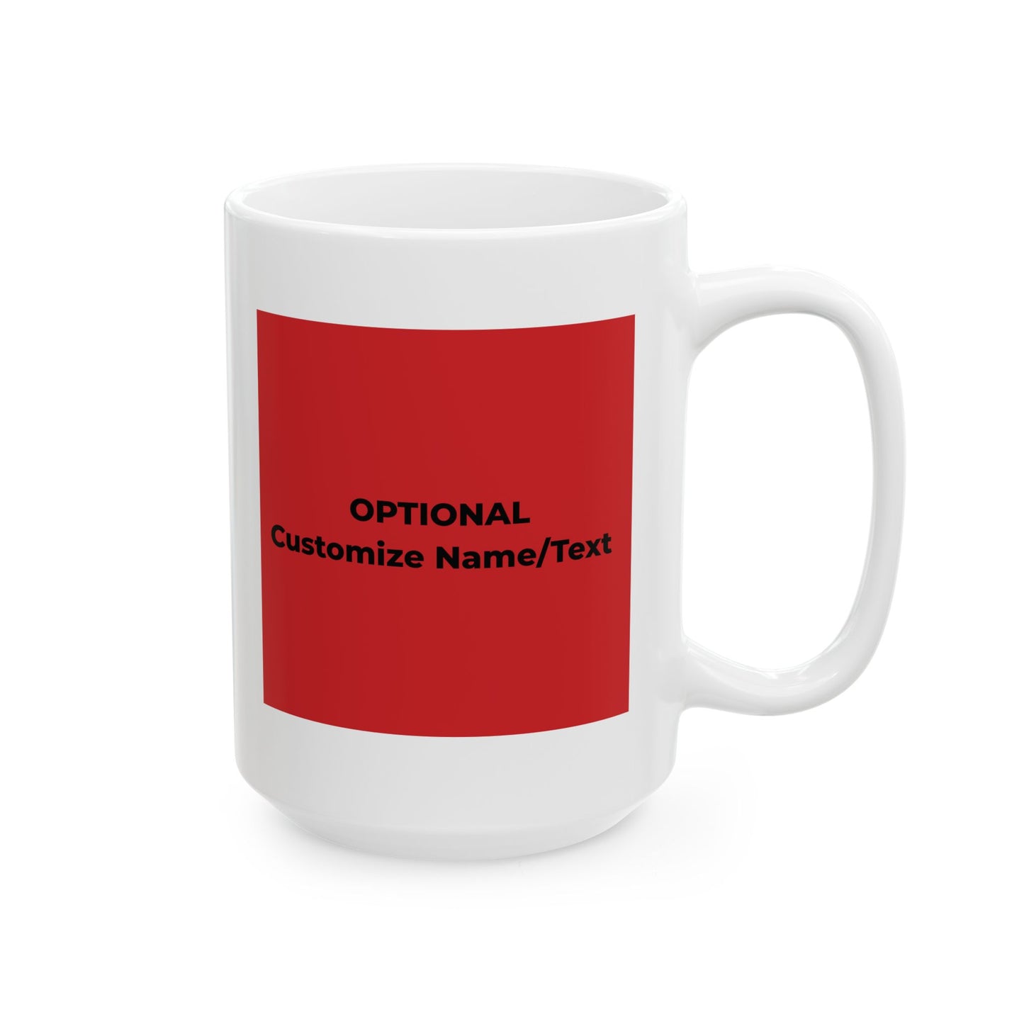 Peace & Love (red) -  Ceramic Mug - 11oz & 15oz - Perfect Gift for Inspiration & Motivation