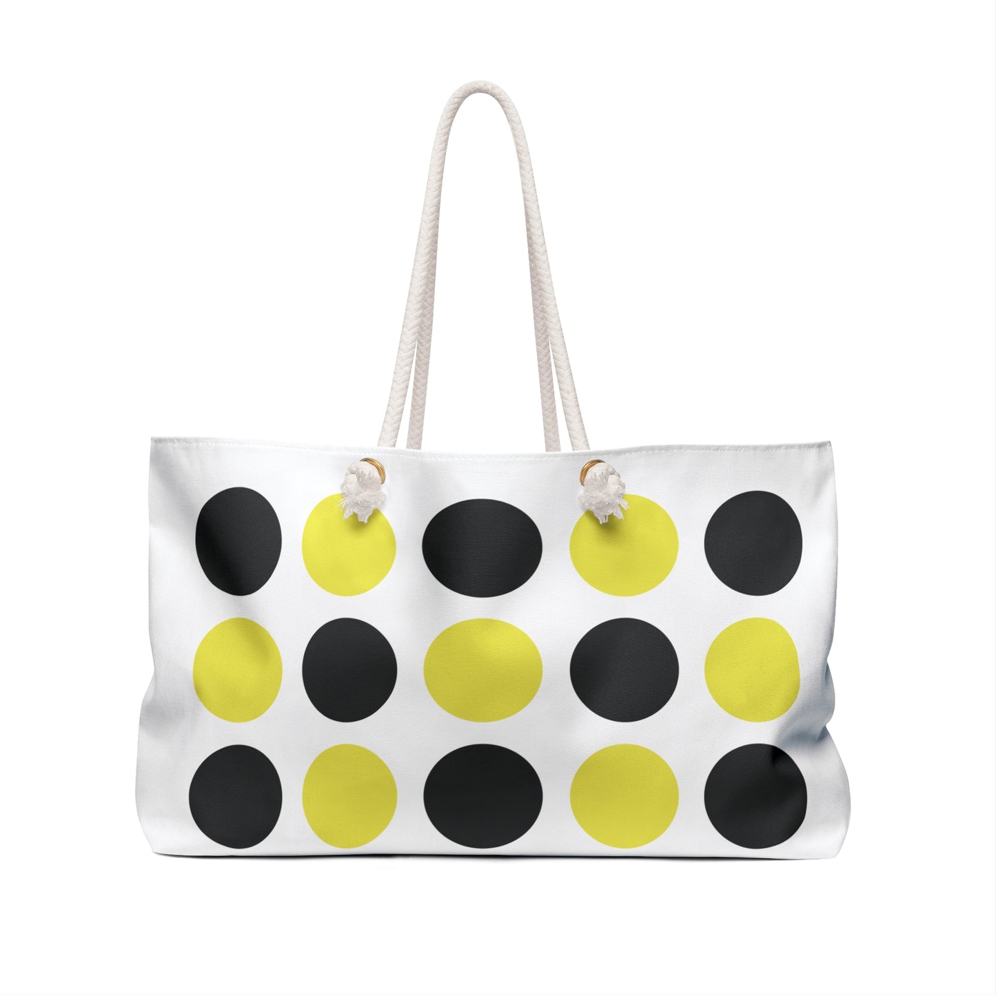Joyful (black & yellow) - Weekender Bag for Travel & Special Occasions