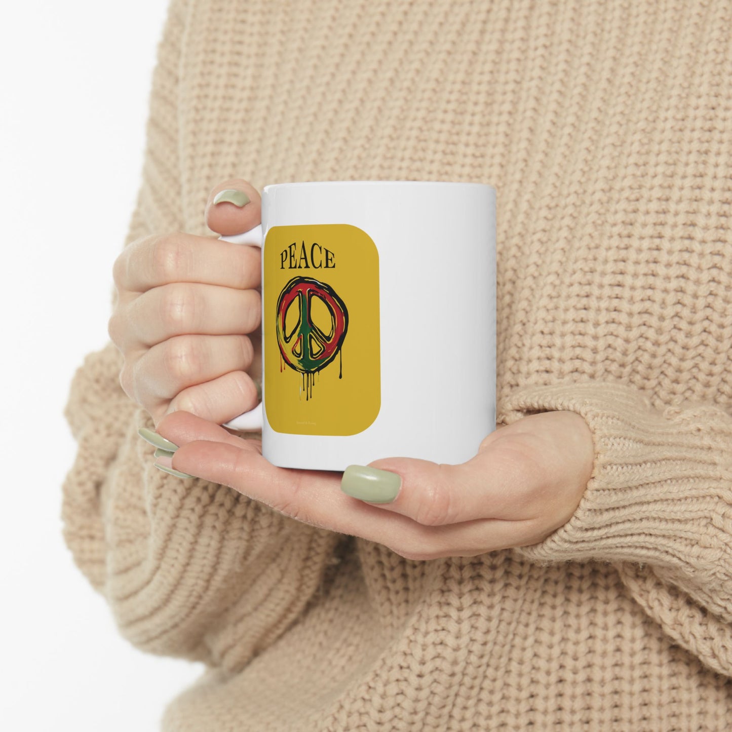 Rooted & Rising Mug — Peace is Quiet 11oz Mug