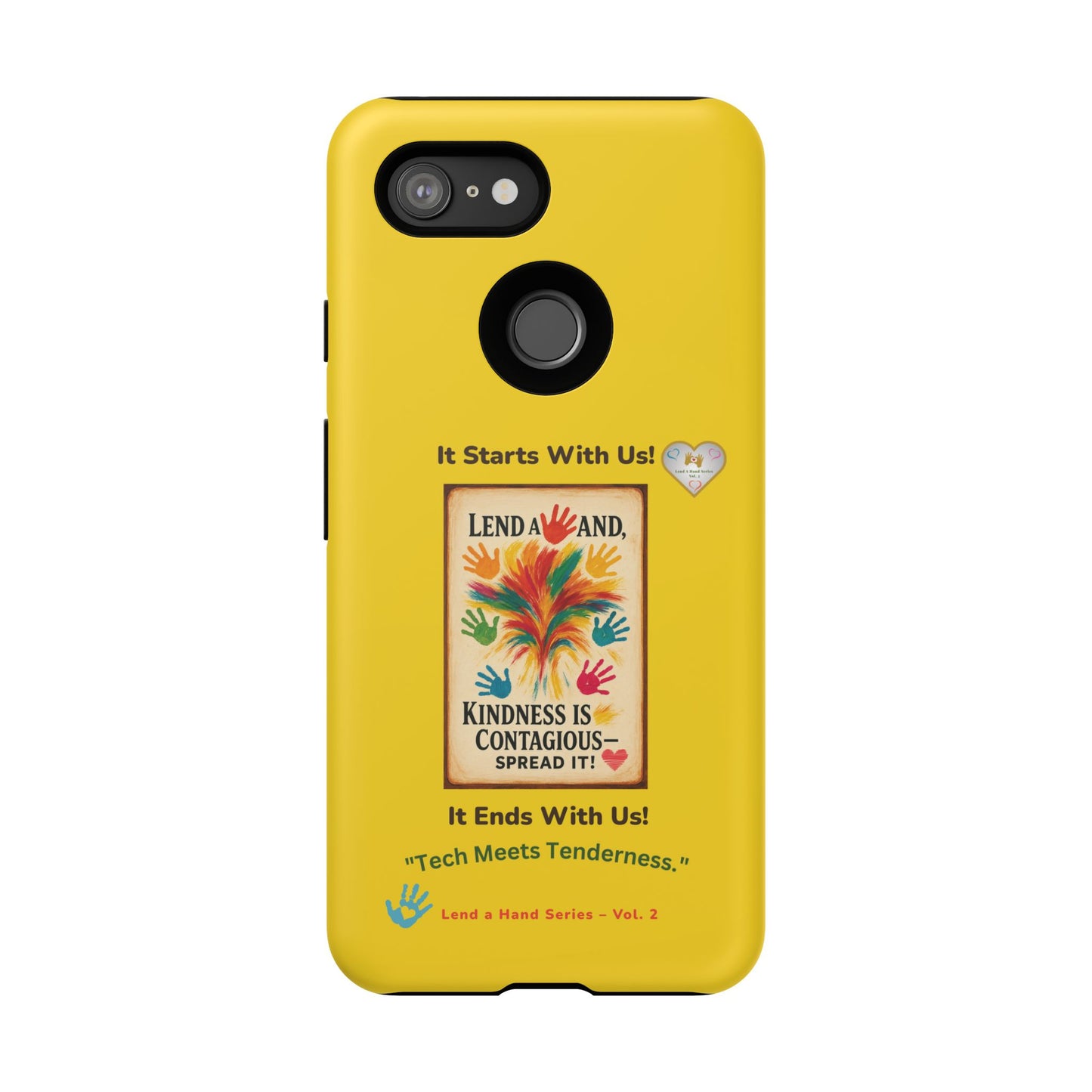 Lend a Hand, Lift a Heart - Phone Case Google Pixel Vol. 2 | "Tech Meets Tenderness."