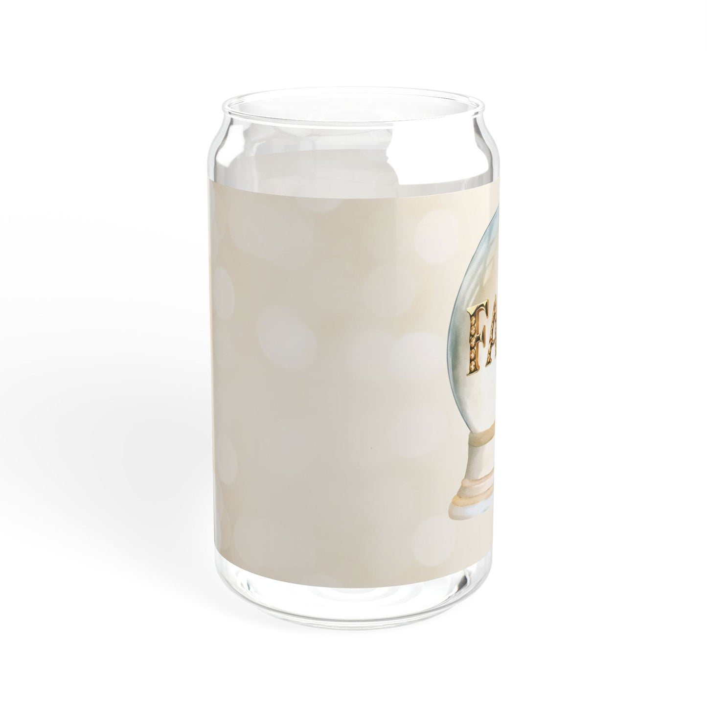 Faith Crystal Ball - Sipper Glass, 16oz