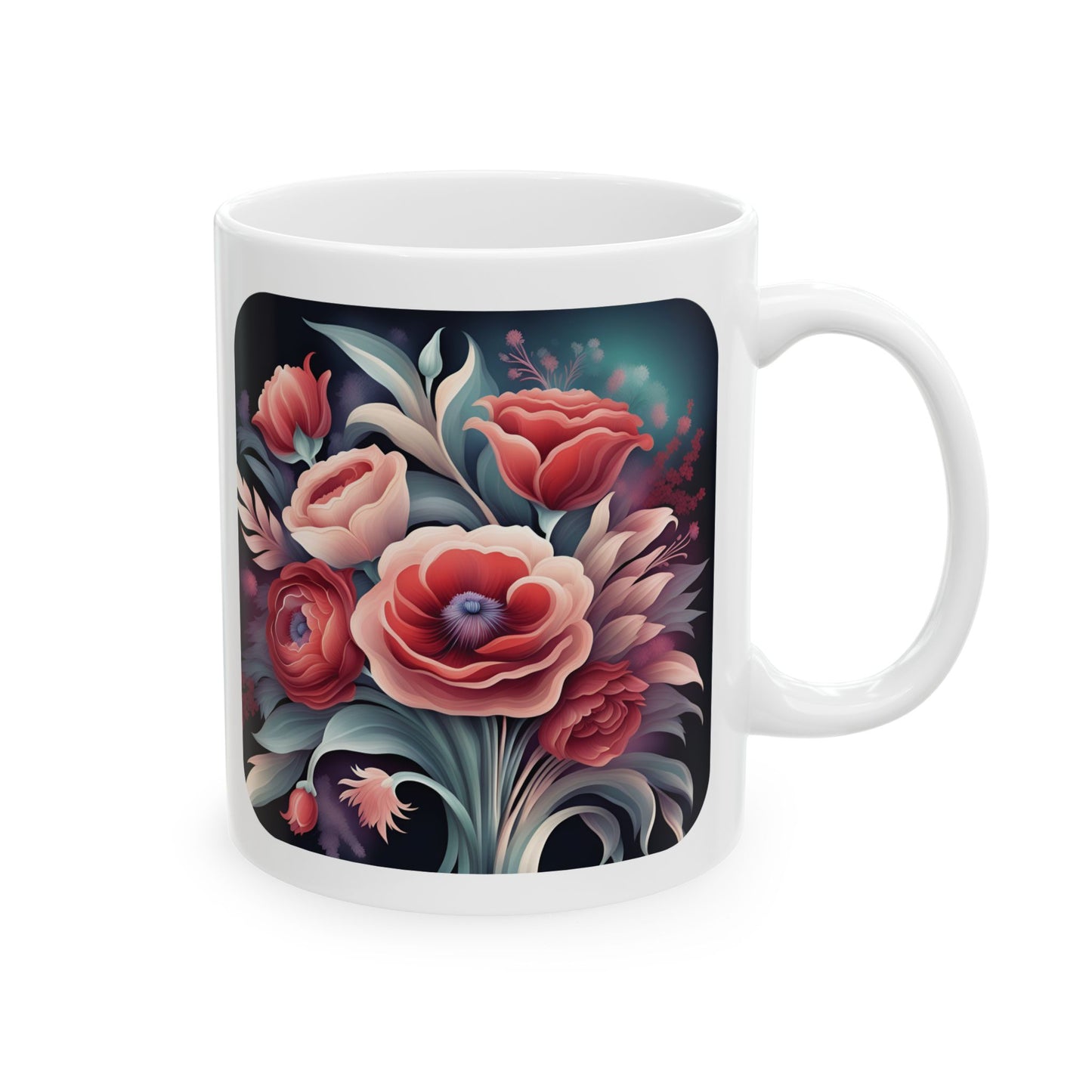 Floral Peace - Ceramic Mug