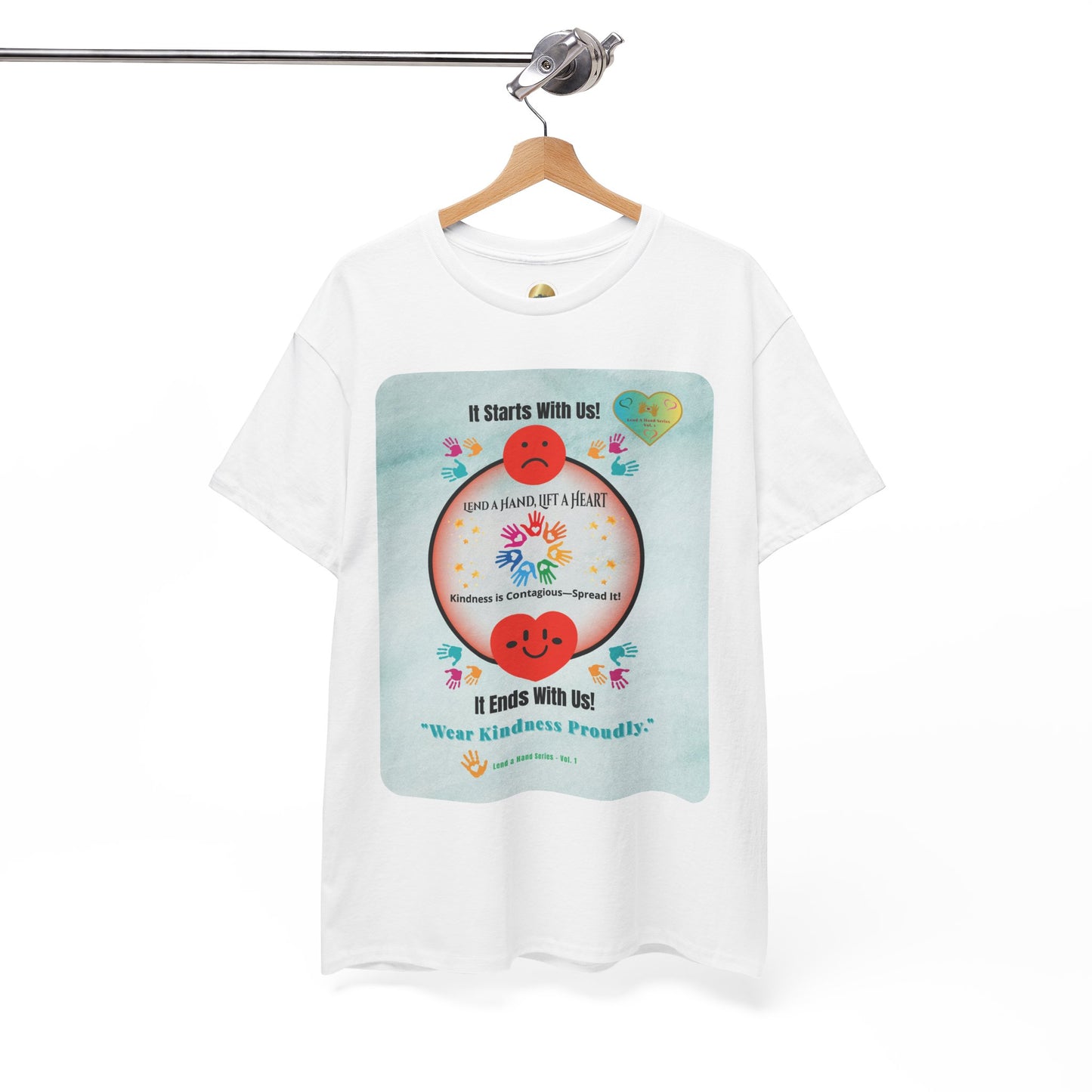 Lend a Hand, Lift a Heart - T-Shirt | "Wear Kindness Proudly."