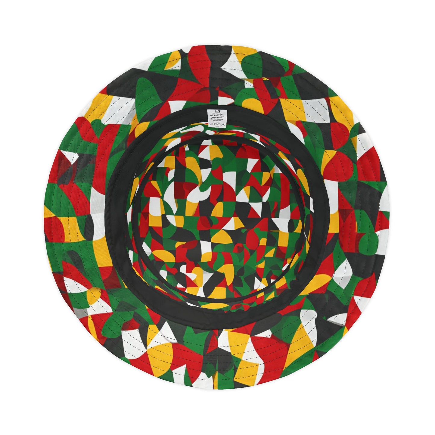 Geometric Bold Vibes | Unisex Bucket Hat (multi-colored) | Flow Series