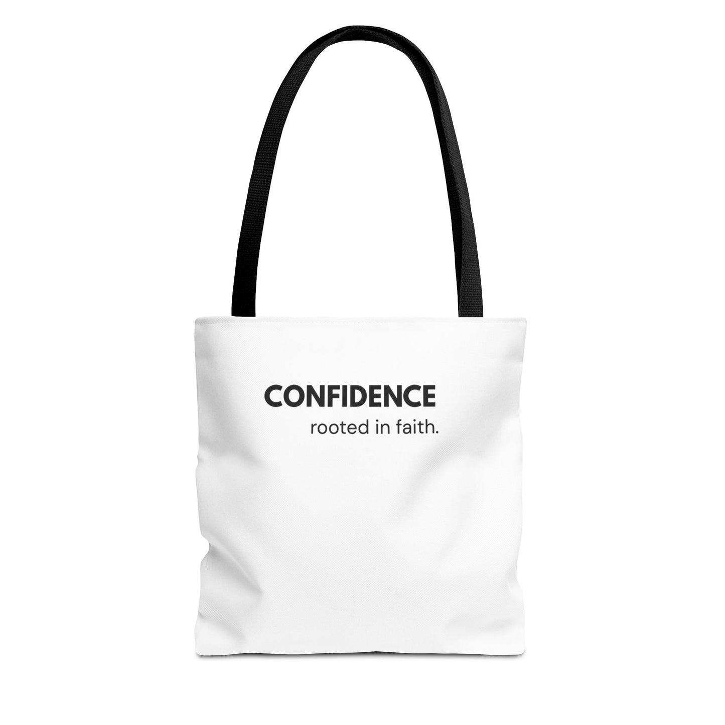 Confidence Rooted in Faith Tote Bag | Inspirational Christian Carryall