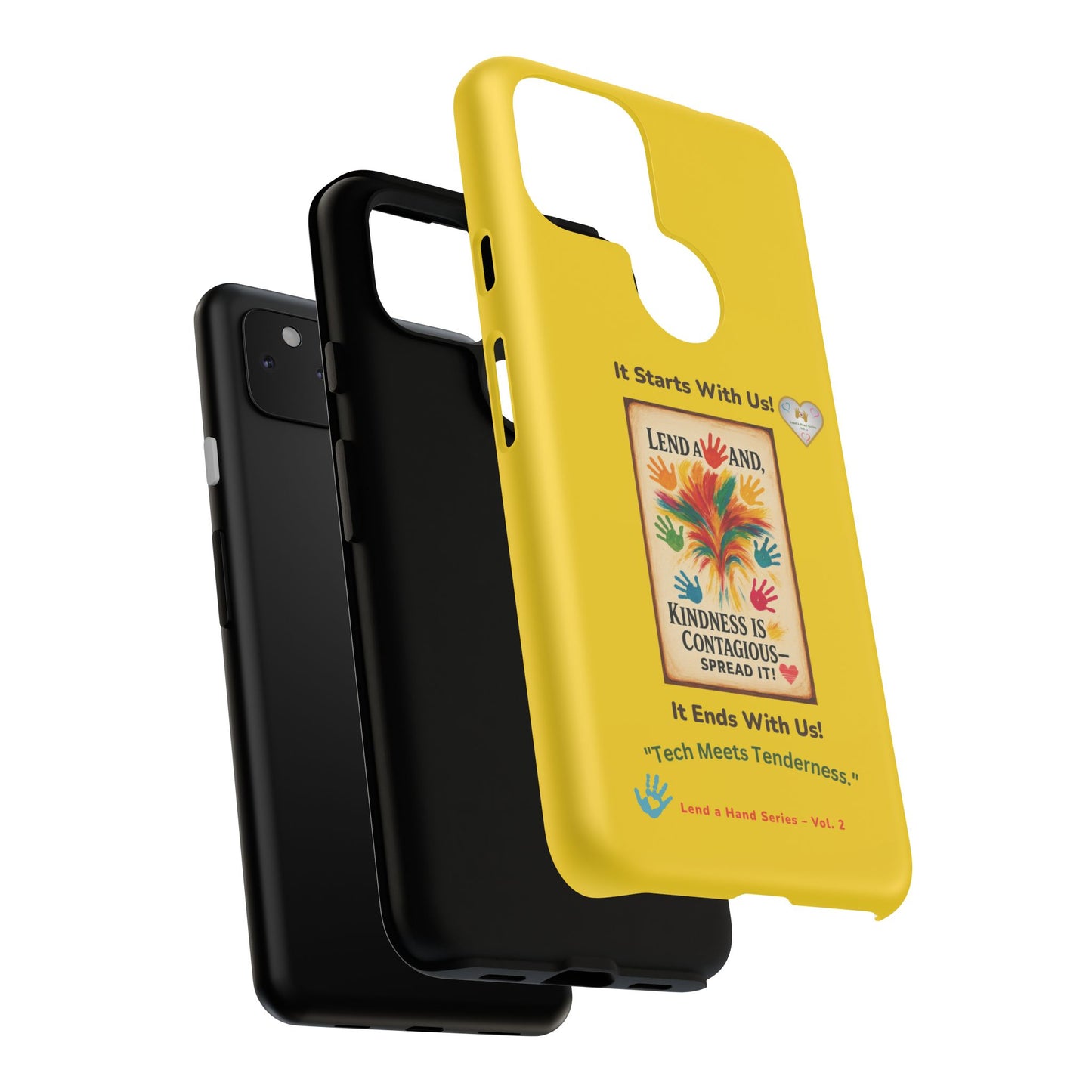 Lend a Hand, Lift a Heart - Phone Case Google Pixel Vol. 2 | "Tech Meets Tenderness."