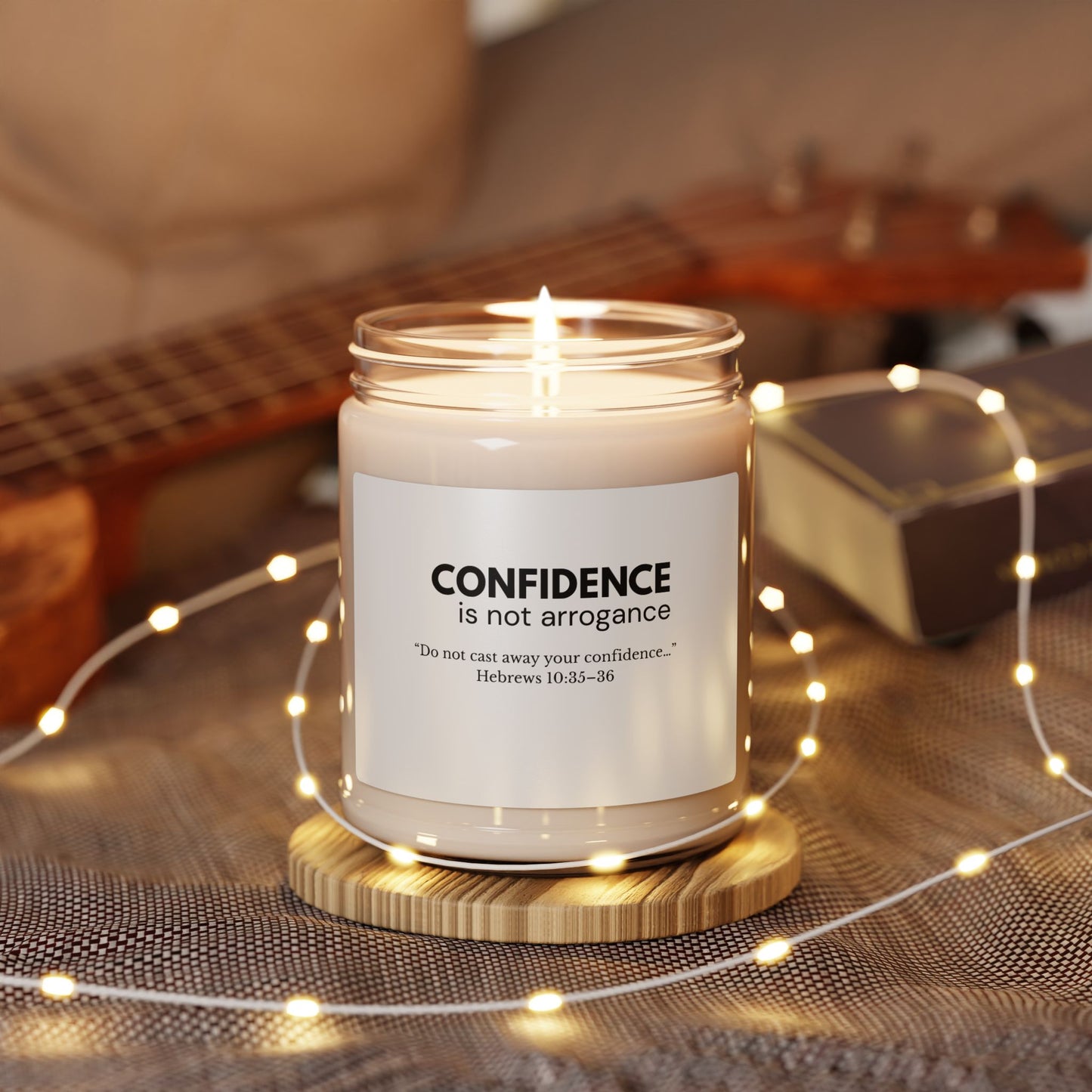 Confidence Is Not Arrogance Soy Candle | Faith-Inspired Home Decor