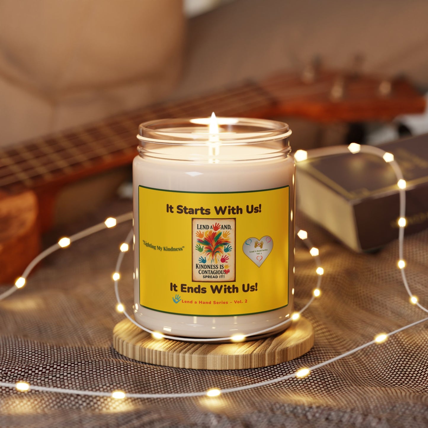 Lend a Hand, Lift a Heart – Soy Candle Vol. 2 | "Kindness Lights the Way"