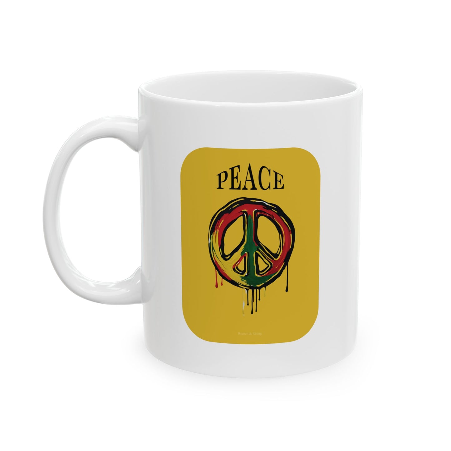 Rooted & Rising Mug — Peace is Quiet 11oz Mug