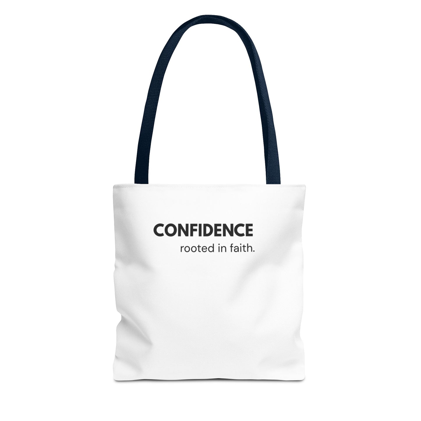 Confidence Rooted in Faith Tote Bag | Inspirational Christian Carryall