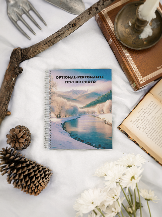 Sunny Winter - Personalized Spiral Notebook