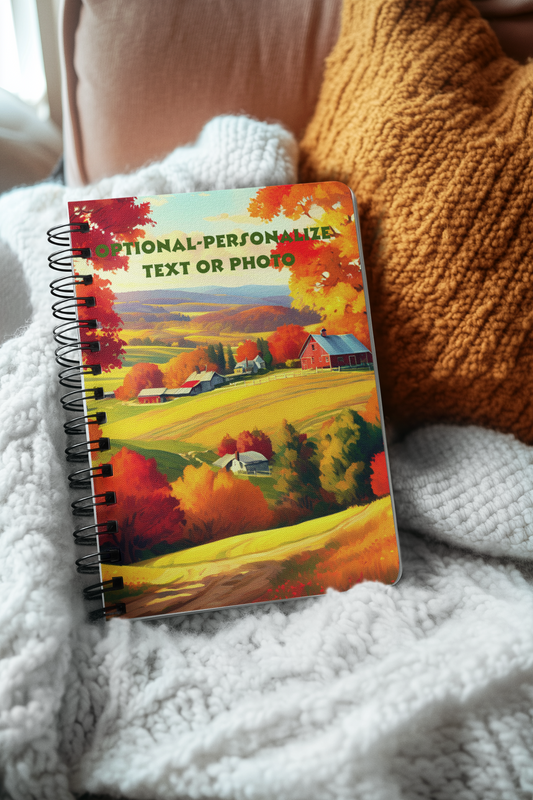Autumn Life - Personalized Spiral Notebook