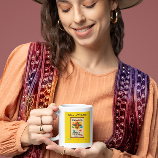 Lend a Hand, Lift a Heart - Mug Vol. 2 – "Every act of compassion lifts a heart."