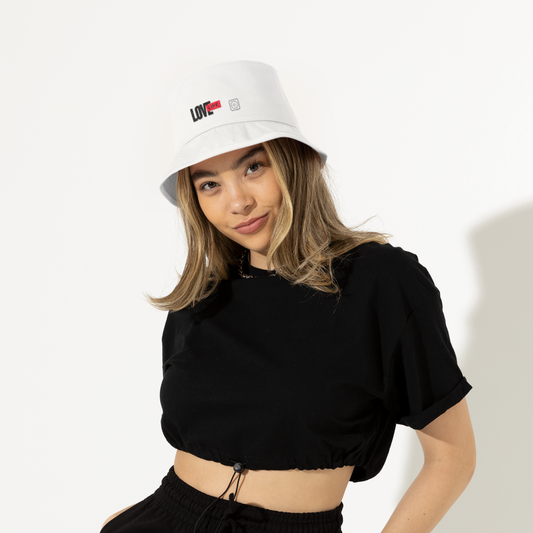 Love Life | Unisex Bucket Hat (white) | The Just Simple Series