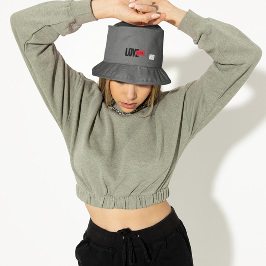 Love Life | Unisex Bucket Hat (grey) | The Just Simple Series