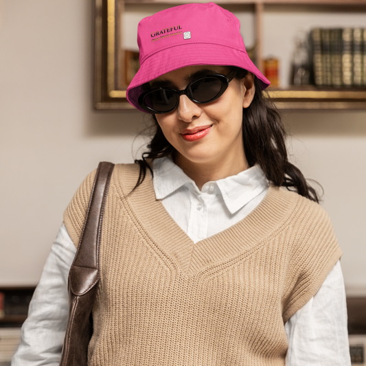 Grateful, Own Your Magic - Unisex Bucket Hat (pink) | The Just Simple Series