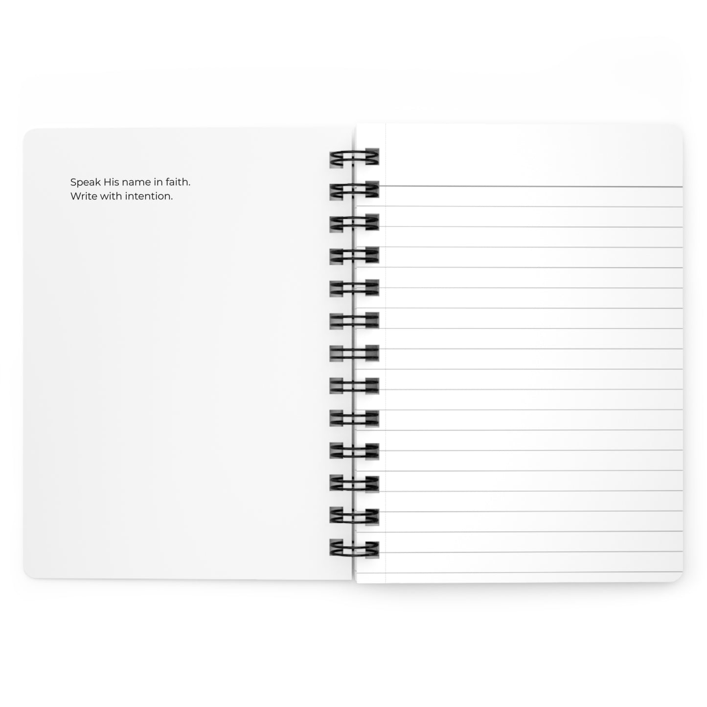 Say His Name Spiral Journal | Bold Faith Reflection