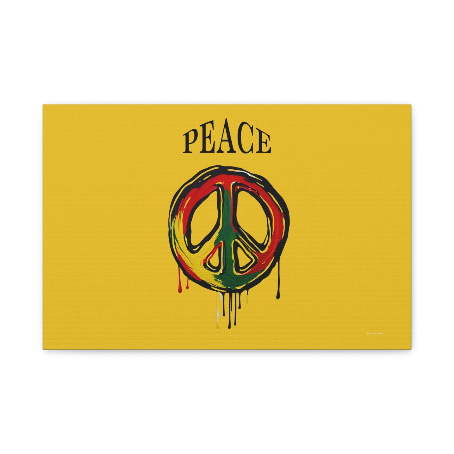 Rooted & Rising — Peace | Canvas Wall Art
