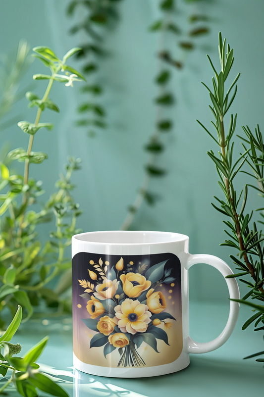 Floral Delight - Ceramic Mug