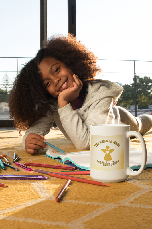 Try Being An Angel - Ceramic Mug