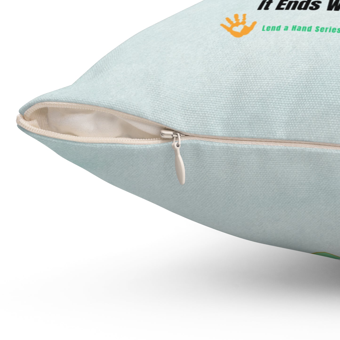 Lend a Hand, Lift a Heart - Pillow - Square Vol. 1 | "Rest Easy. Rise Kind."
