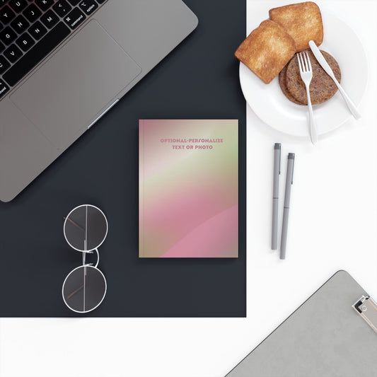 Passion - Personalized Hard Backed Journal - Sparkling Green Design for Creativity & Reflection