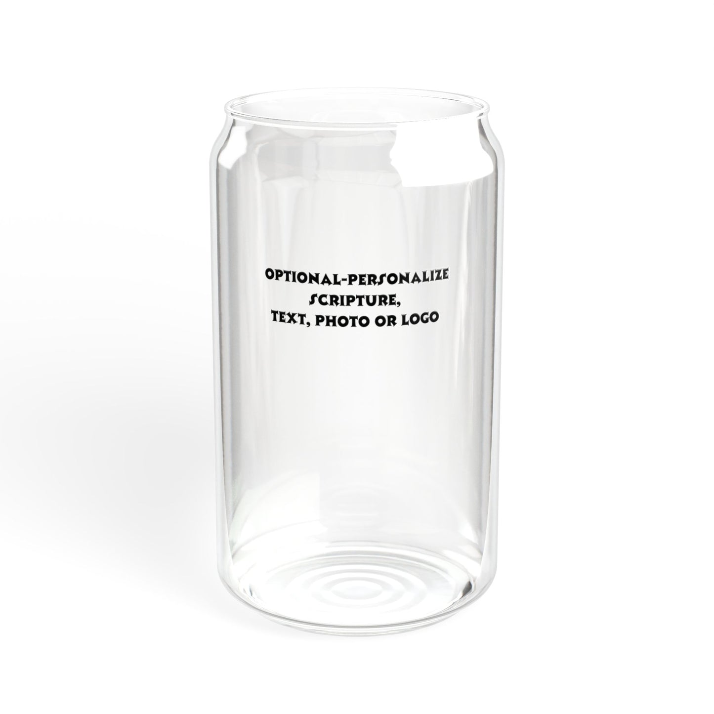 Personalize (clear) - Sipper Glass, 16oz