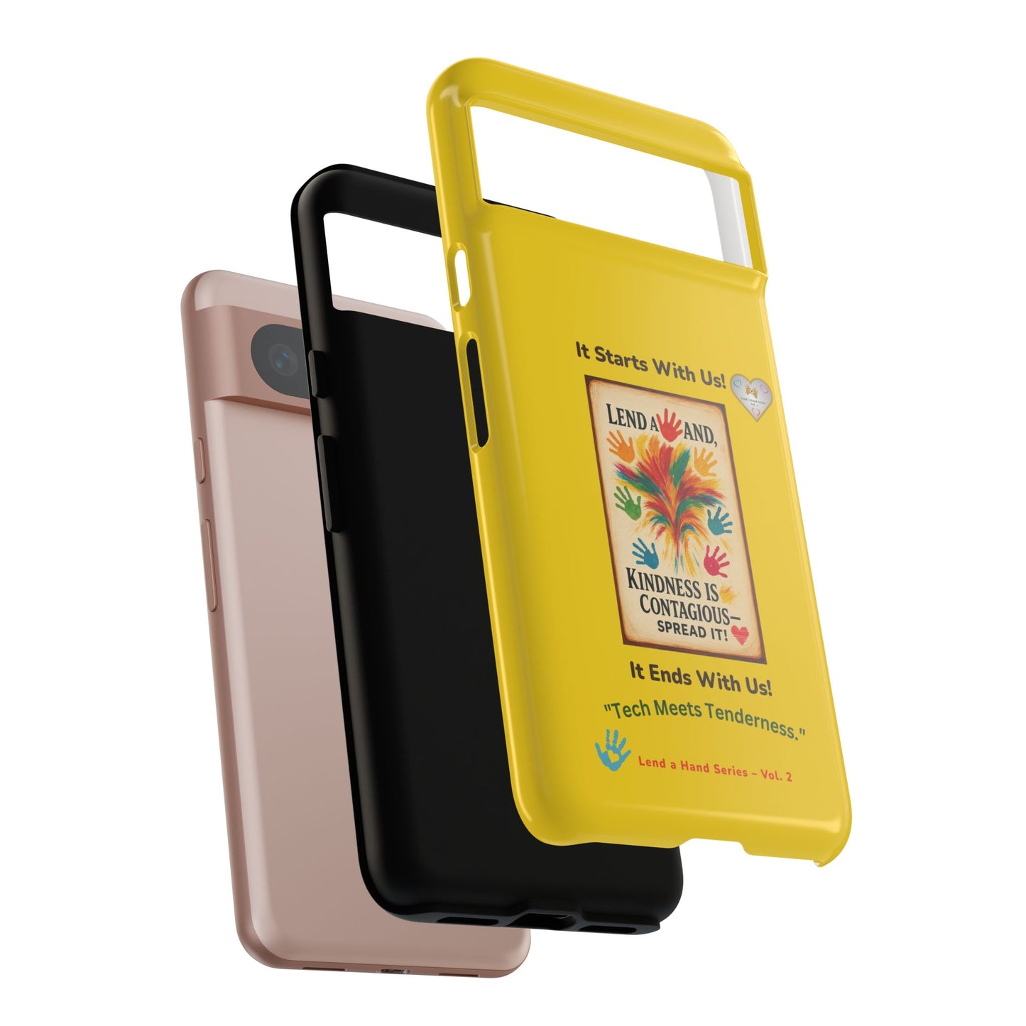 Lend a Hand, Lift a Heart - Phone Case Google Pixel Vol. 2 | "Tech Meets Tenderness."
