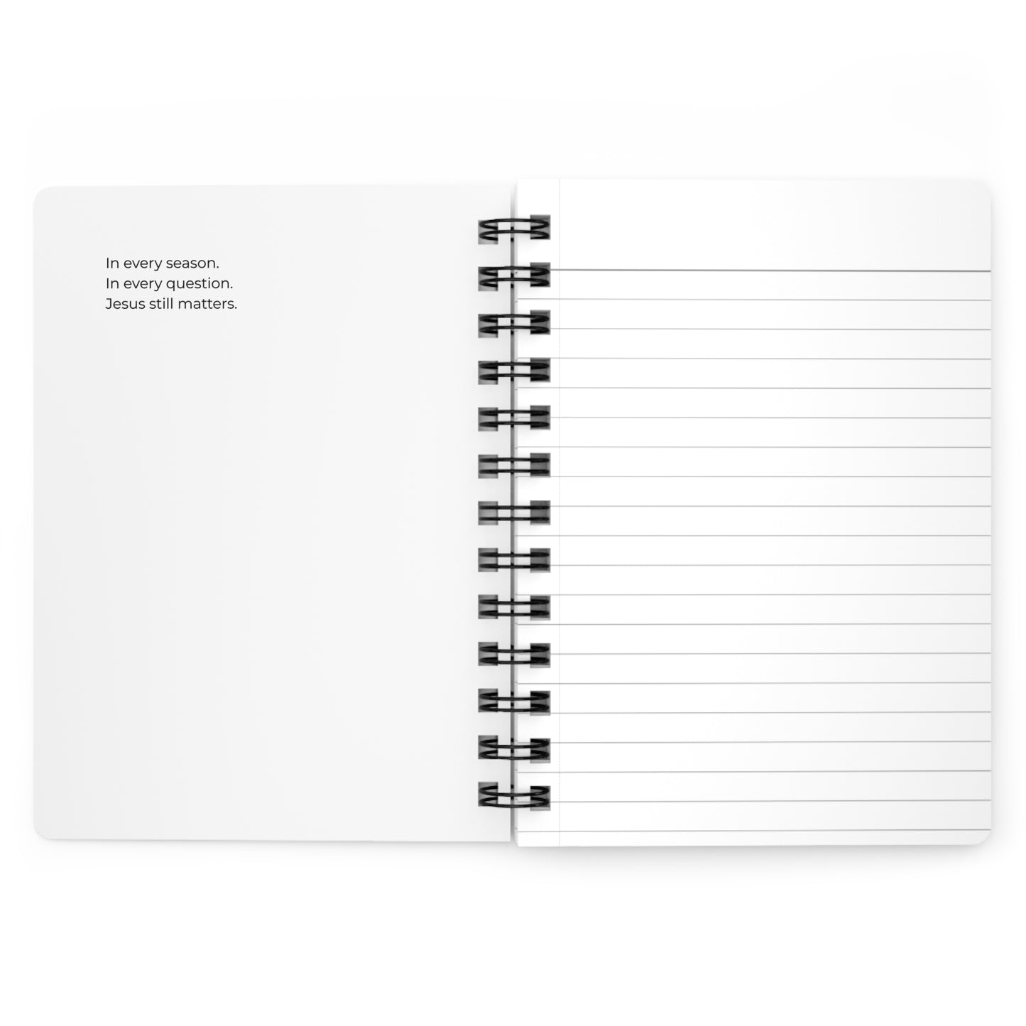 Jesus Matters Spiral Journal | Christian Faith Reflection