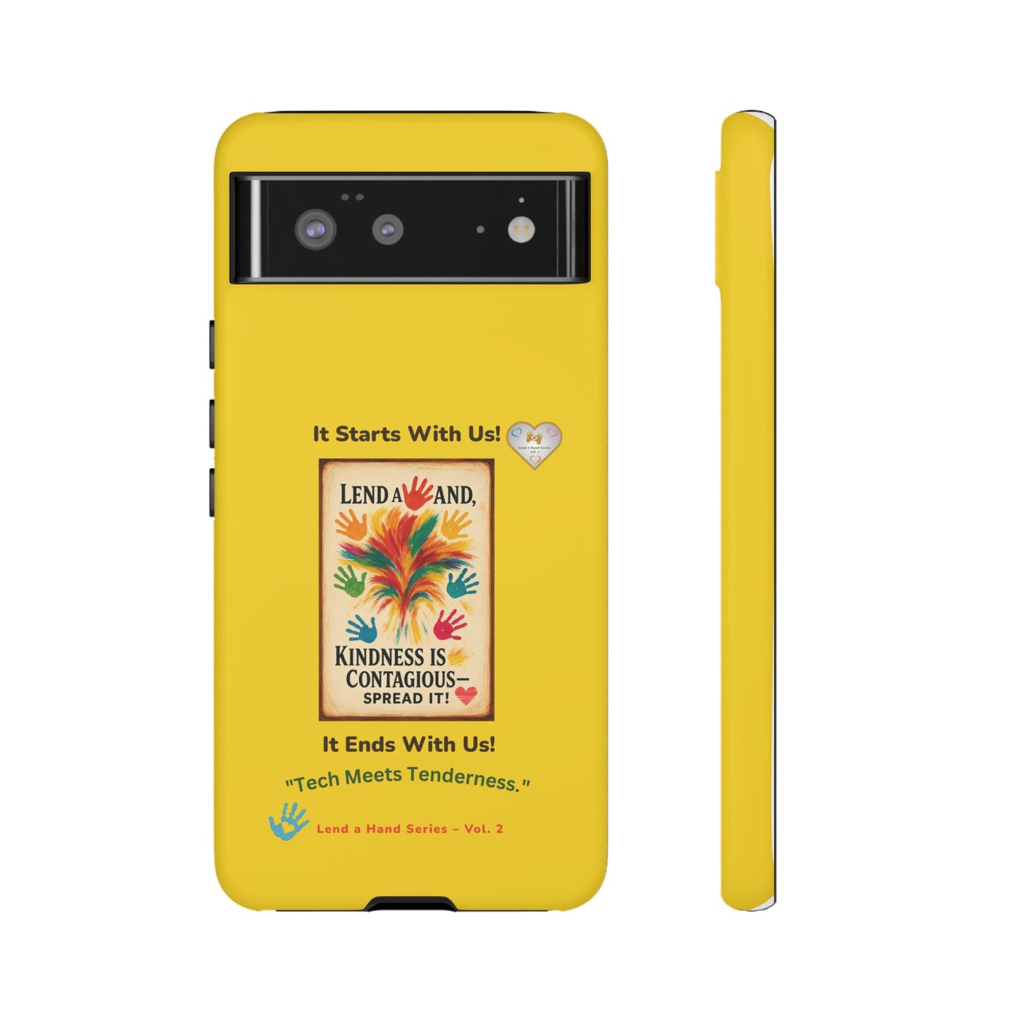Lend a Hand, Lift a Heart - Phone Case Google Pixel Vol. 2 | "Tech Meets Tenderness."