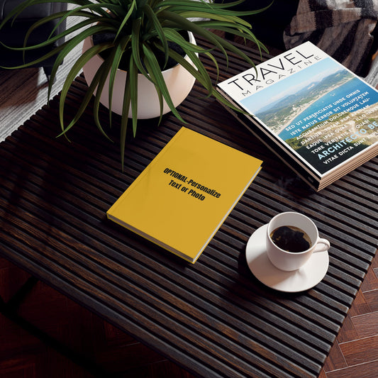 Make-It-Your Own (yellow) | Personalized Hard Backed Journal