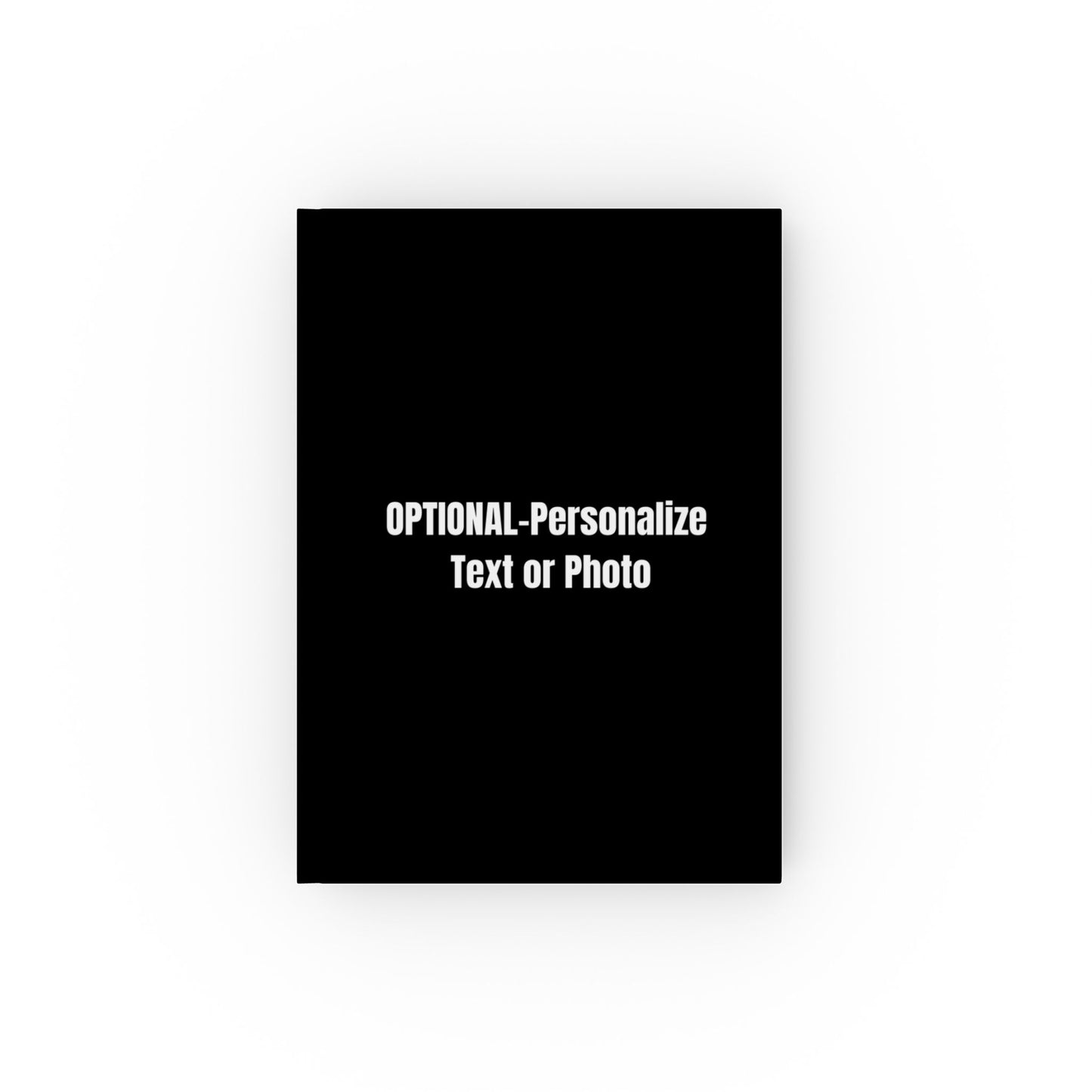 Make-It-Your Own (black) | Personalized Hard Backed Journal