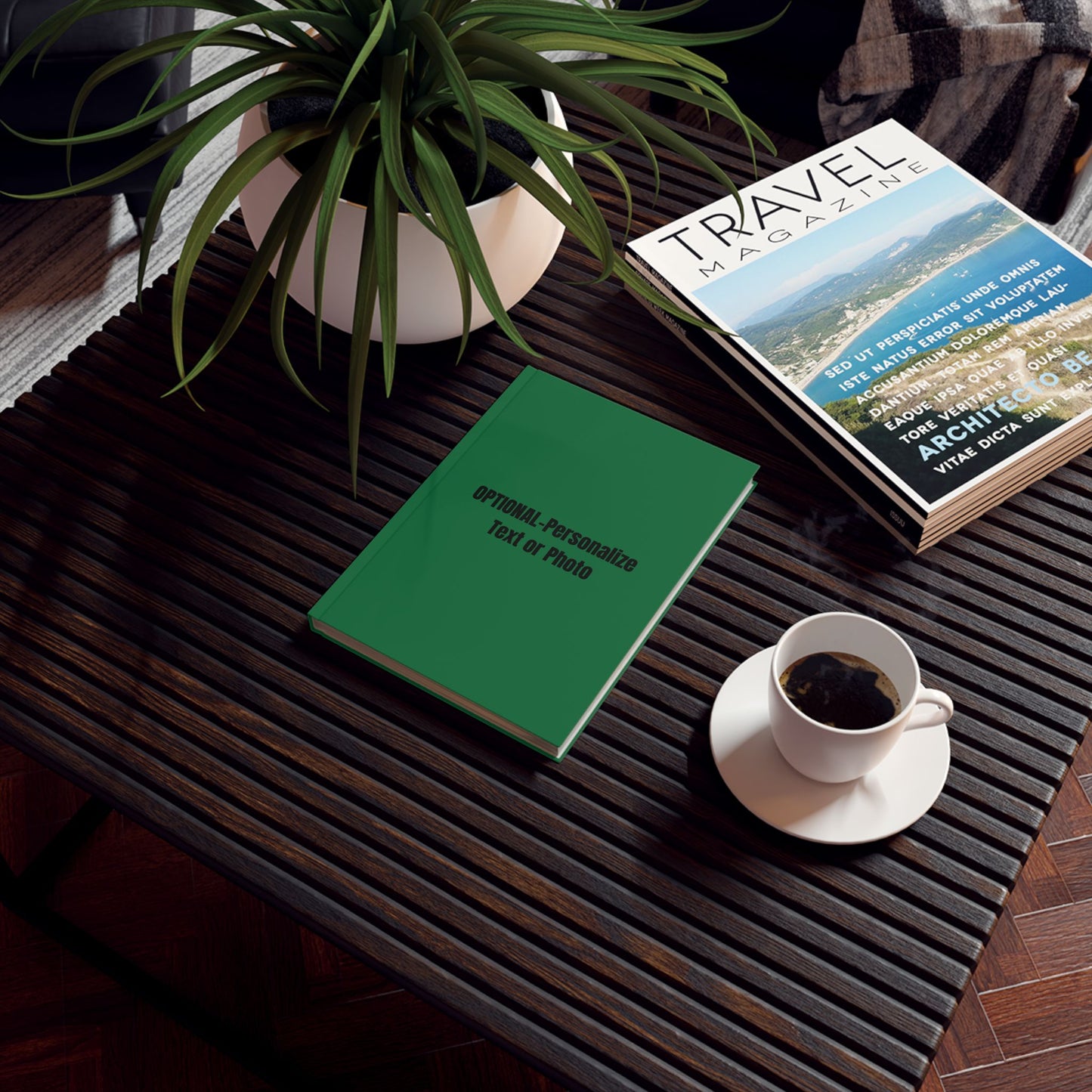 Make-It-Your Own (dark green) | Personalized Hard Backed Journal