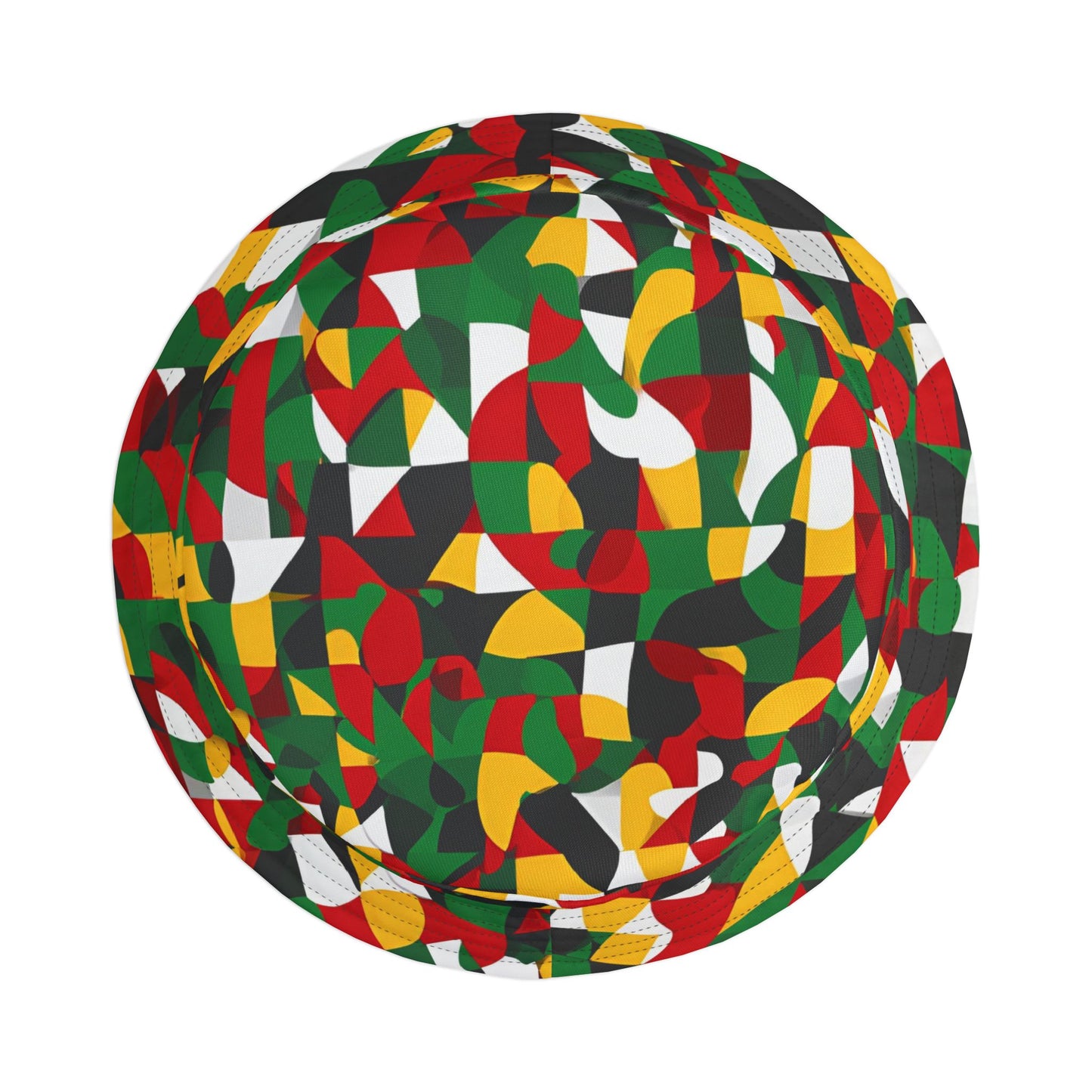 Geometric Bold Vibes | Unisex Bucket Hat (multi-colored) | Flow Series