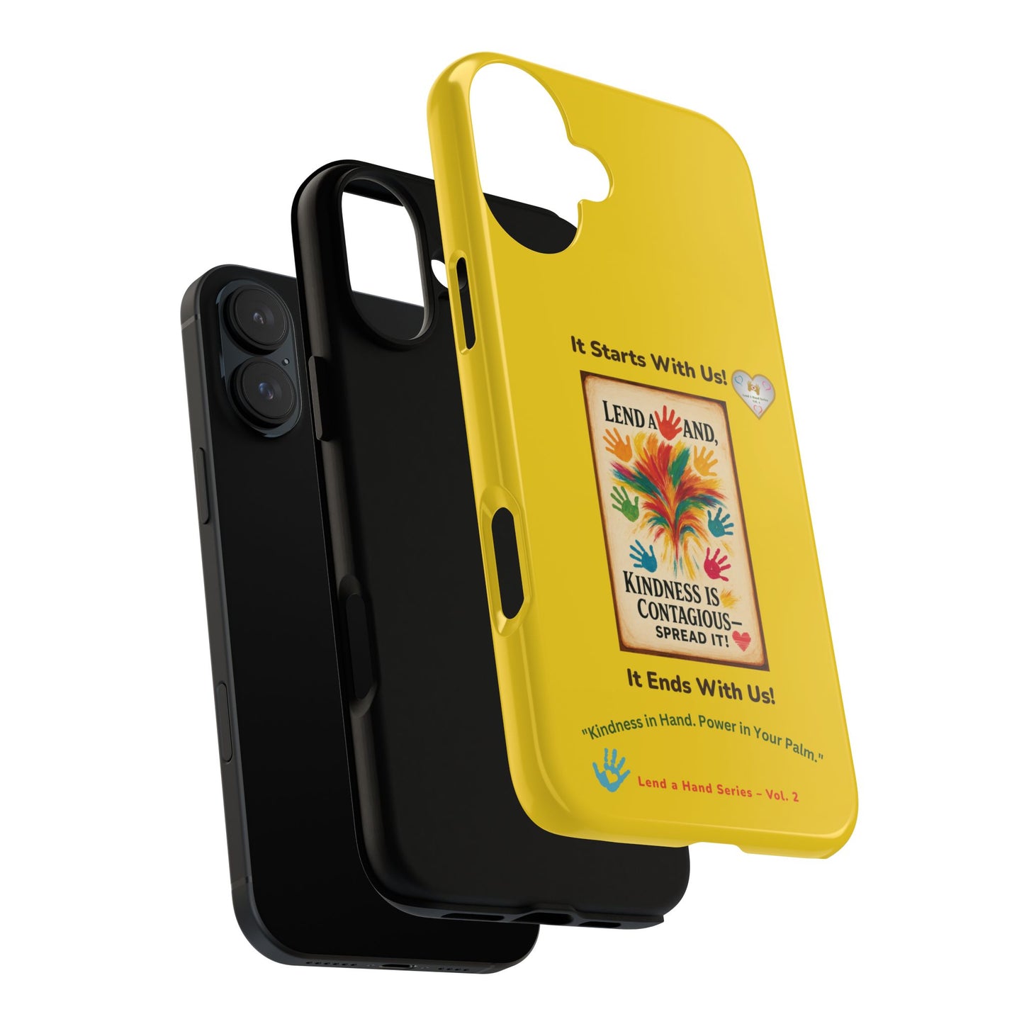 Lend a Hand, Lift a Heart - Phone Case iPhone Vol. 2  | "Kindness in Hand. Power in Your Palm."