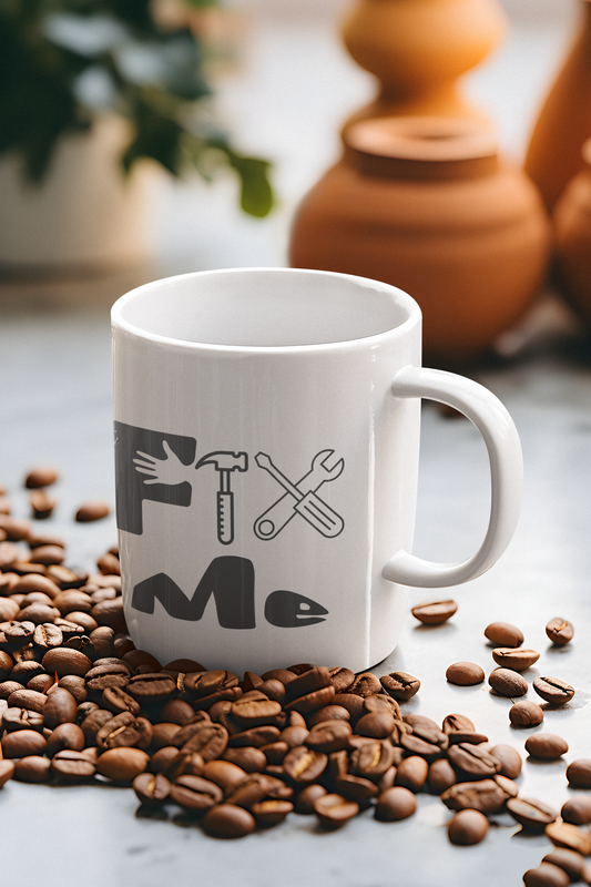 Fix Me (gray) - Ceramic Mug