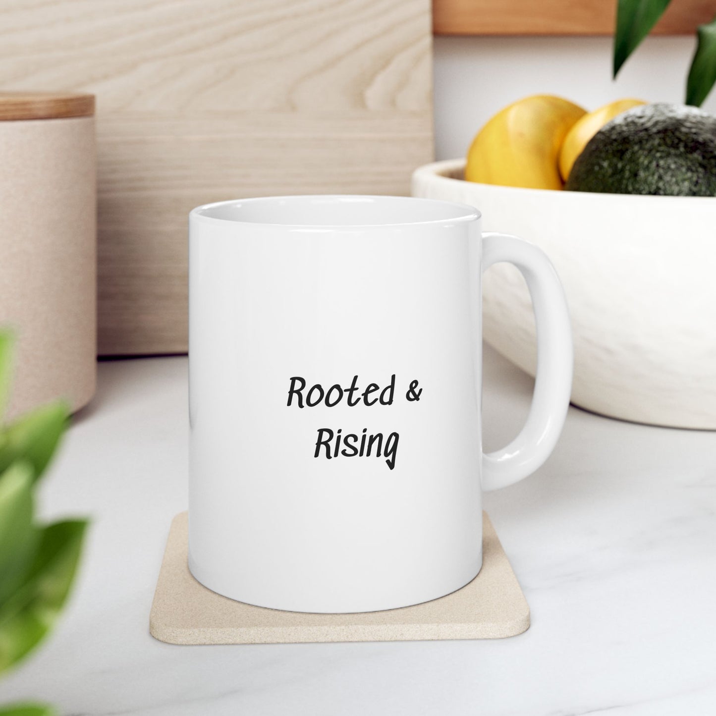 Rooted & Rising Mug — Peace is Quiet 11oz Mug
