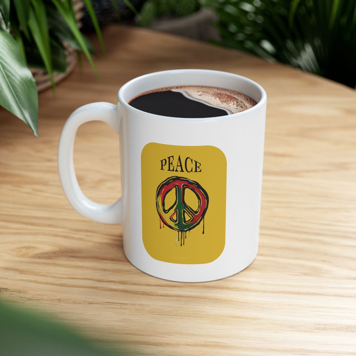 Rooted & Rising Mug — Peace is Quiet 11oz Mug